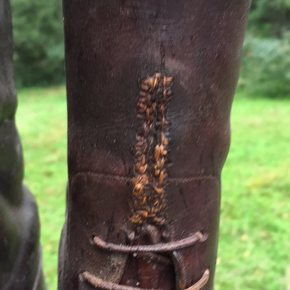 Vintage  brown customized field boots - Picture 4 of 8
